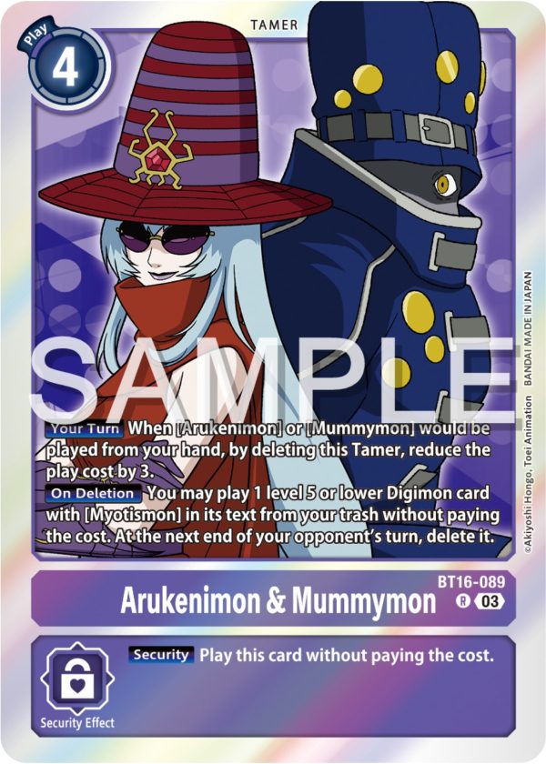 Arukenimon & Mummymon [BT16-089] [Beginning Observer] Cheap