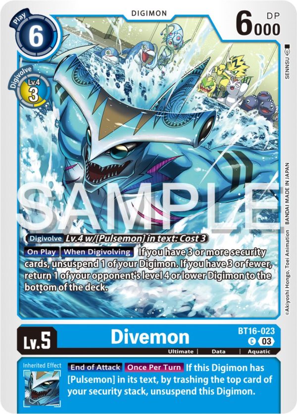 Divemon [BT16-023] [Beginning Observer] Supply