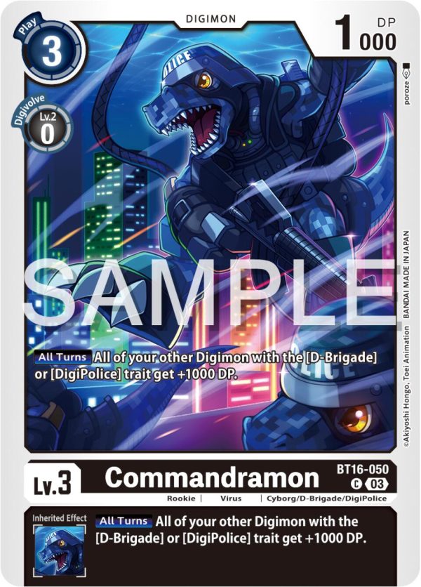 Commandramon [BT16-050] [Beginning Observer] Online now