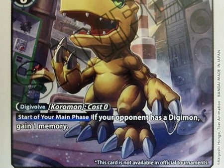 Agumon [ST15-02] (Demo Deck Exclusive) [Starter Deck: Dragon of Courage] For Sale