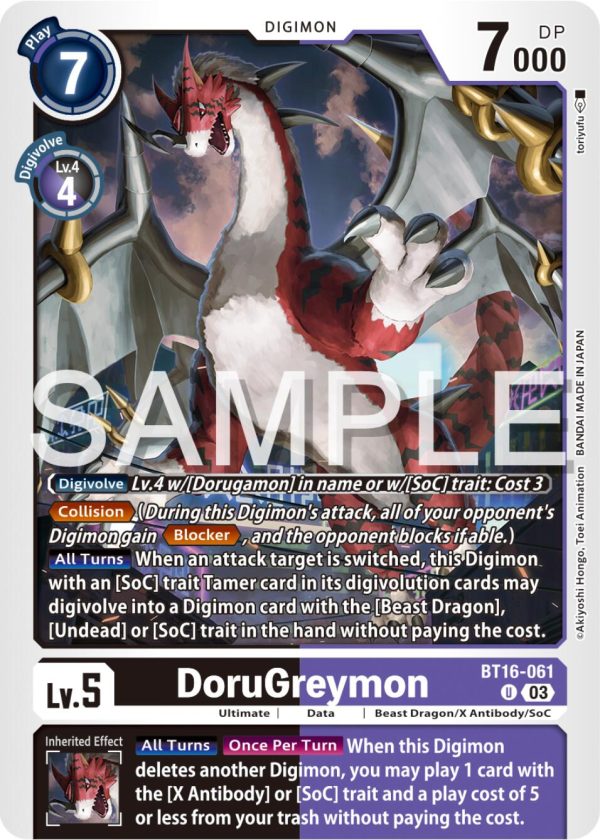 DoruGreymon [BT16-061] [Beginning Observer] Online Sale