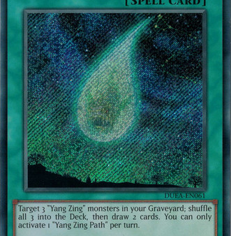 Yang Zing Path [DUEA-EN061] Secret Rare on Sale