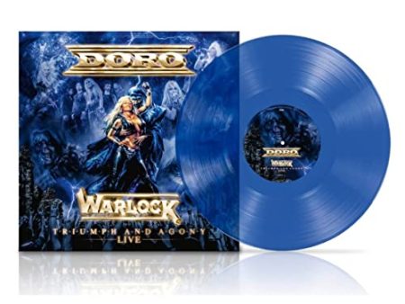 DORO - WARLOCK - TRIUMPH & AGONY LIVE - CLEAR BLUE (VINYL) For Sale