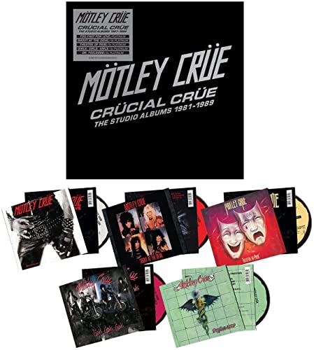 MOTLEY CRUE - CRUCIAL CRUE - THE STUDIO ALBUMS 1981 - 1989 (LIMITED EDITION CD BOX) (CD) Sale